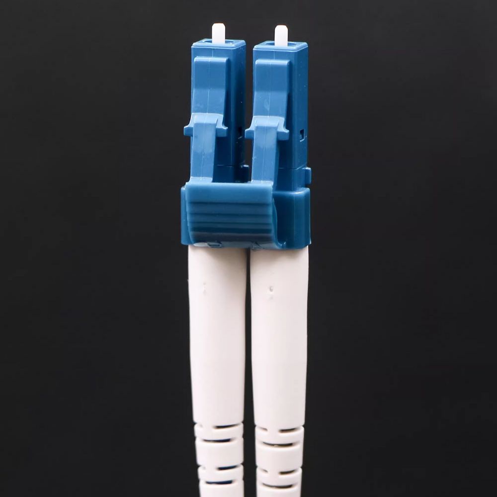 Blue Square-Head Dual-Core Fiber